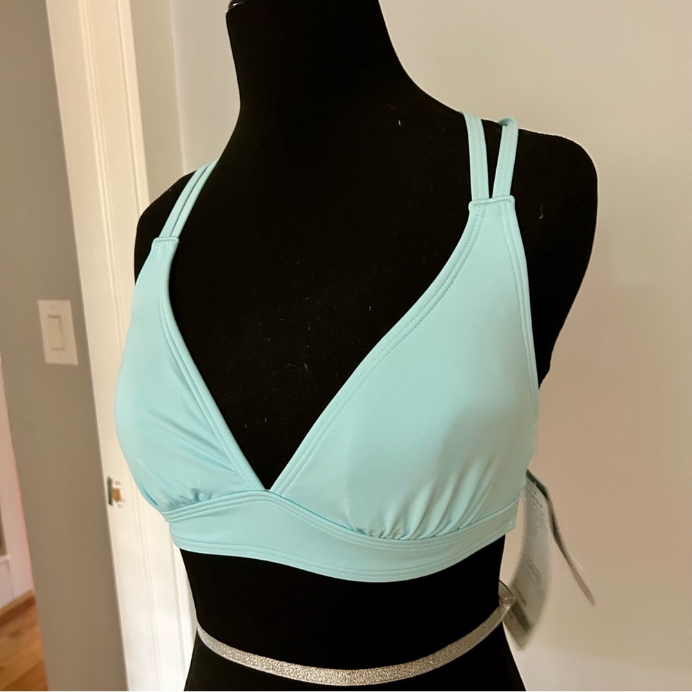 ATHLETA (SKY BLUE) Cross Strap Bikini TOP = SM | BOTTOM = MED - Picture 14 of 16